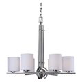 Forte 6 Light Chandelier 2602-06-55